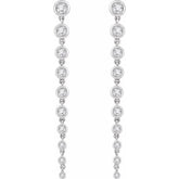 14K White 2 CTW Lab-Grown Diamond Earrings